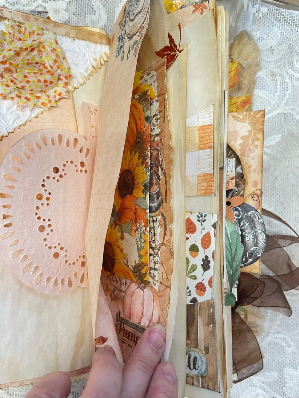 Handmade charming autumn